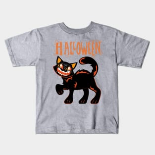 Happy Meowloween Kids T-Shirt